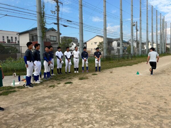 合同トレーニング：硬式野球部＆陸上競技部