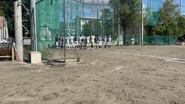 練習試合：硬式野球部