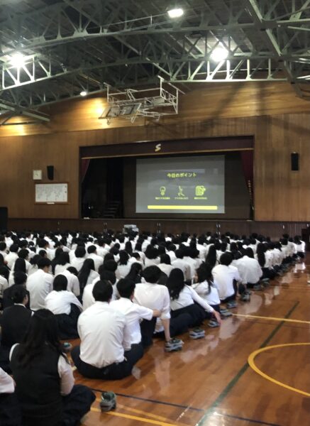 全校集会（夏休み後）