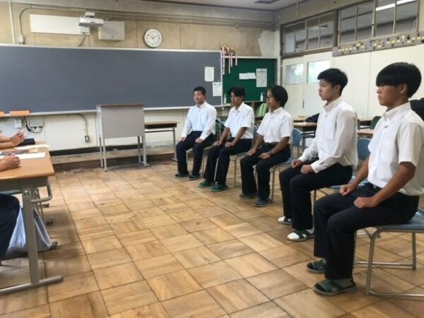 3年次生「面接練習」