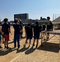 体育祭予行 「がんばれ！応援団」