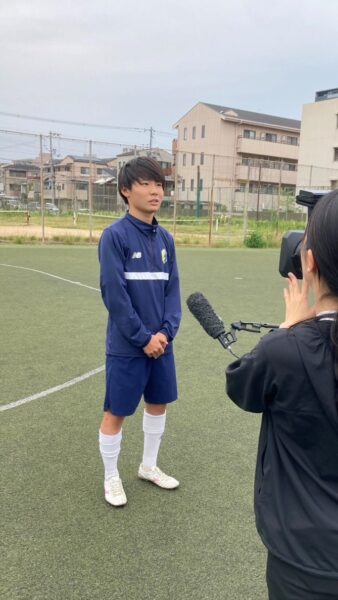 サッカー部「TVインタビュー」